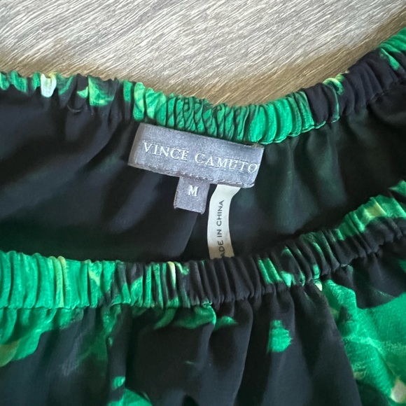 Vince Camuto Palm Leaf Print Off the Shoulder Top size m - Picture 8 of 8
